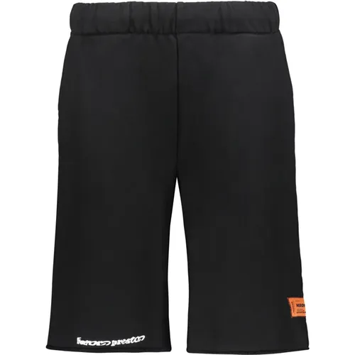 Logo Print Baumwollshorts - Heron Preston - Modalova