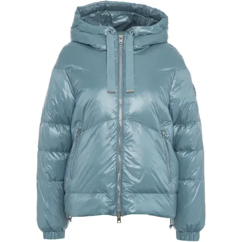 Blaue Jacken für Frauen Aw24 - Woolrich - Modalova