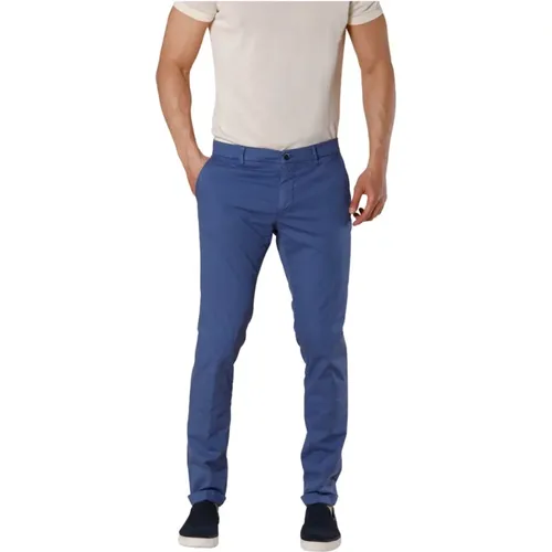 Extra Slim Chino Hose aus Stretch-Gabardine , Herren, Größe: 2XL - Mason's - Modalova