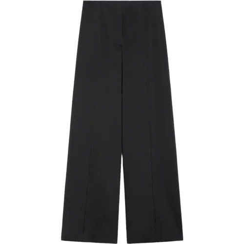 Weite schwarze Hose , Damen, Größe: S - Max Mara - Modalova