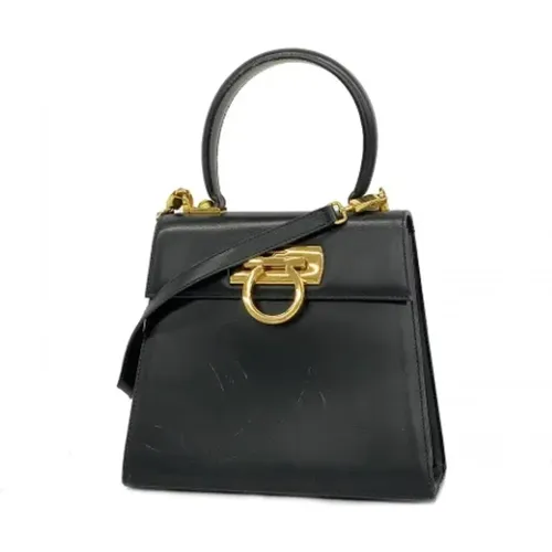 Pre-owned Leather handbags , female, Sizes: ONE SIZE - Salvatore Ferragamo Pre-owned - Modalova