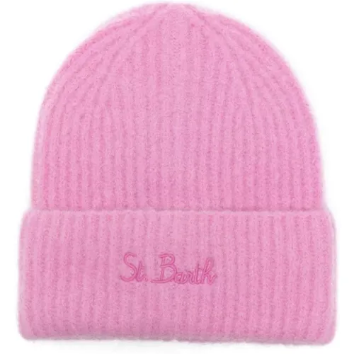 Knit Logo Hat , female, Sizes: ONE SIZE - MC2 Saint Barth - Modalova