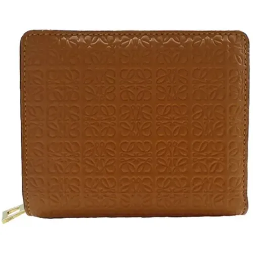 Pre-owned Leather wallets , female, Sizes: ONE SIZE - Loewe Pre-owned - Modalova