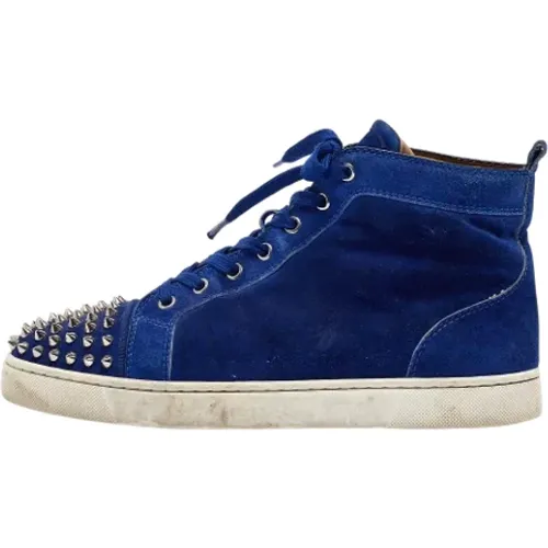 Pre-owned Wildleder sneakers , Herren, Größe: 41 EU - Christian Louboutin Pre-owned - Modalova