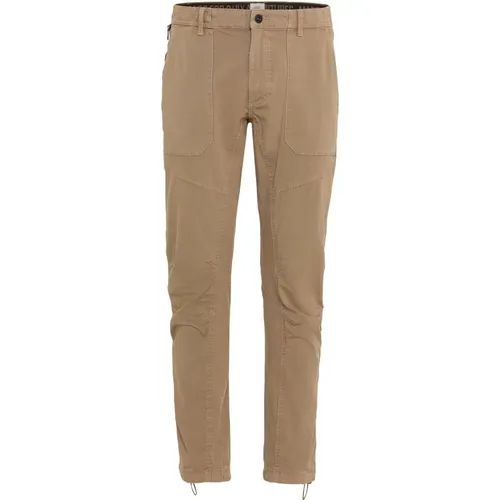 Tapered Fit Worker Chino , Herren, Größe: W34 L32 - camel active - Modalova