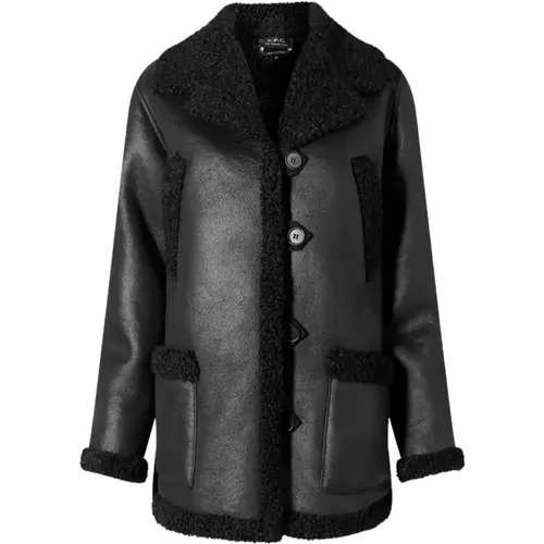 Fur and Sheepskin Jacket , female, Sizes: XS - A.p.c. - Modalova