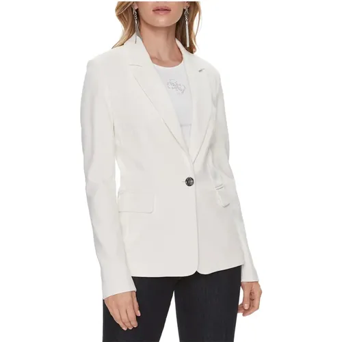 Cremeweißes Blazer-Set für Damen , Damen, Größe: M - Guess - Modalova