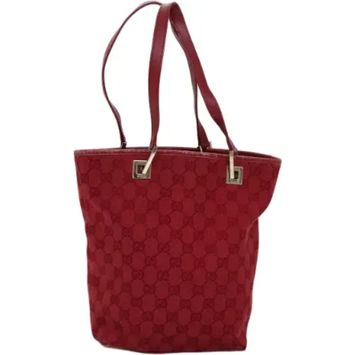 Pre-owned Canvas totes , female, Sizes: ONE SIZE - Gucci Vintage - Modalova