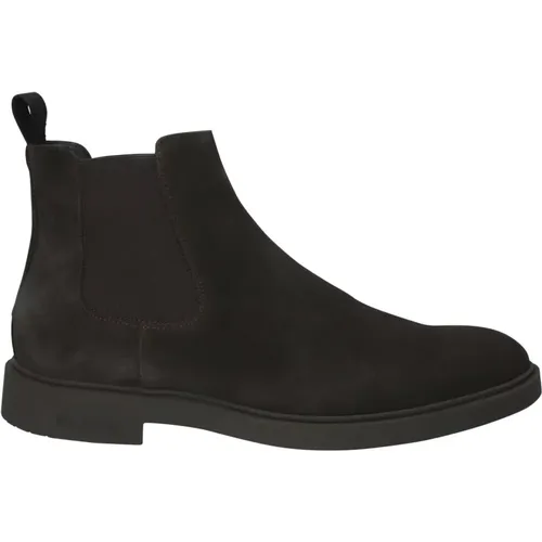 Wildleder Chelsea Boots , Herren, Größe: 40 EU - Blackstone - Modalova