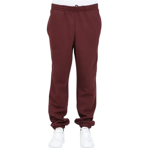 Bordeaux Sportliche Sweatpants , Herren, Größe: XL - Lacoste - Modalova