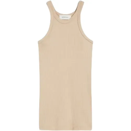 Geripptes Jersey Tanktop , Damen, Größe: L - SPORTMAX - Modalova