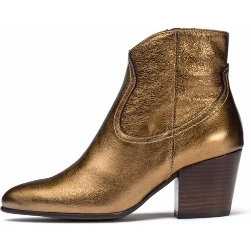 Stiefeletten Cane Gold, Farbe: Metallic , Damen, Größe: 39 EU - Wonders - Modalova