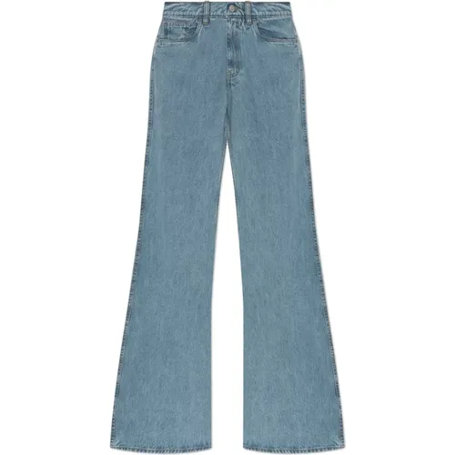 Jeans mit Logo , Damen, Größe: S - Coperni - Modalova