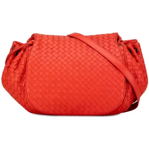 Pre-owned Leather crossbody-bags , female, Sizes: ONE SIZE - Bottega Veneta Vintage - Modalova