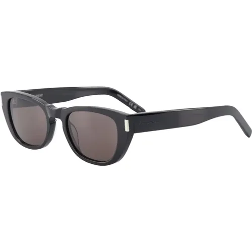 Retro Style Sunglasses with Mineral Lenses , male, Sizes: ONE SIZE - Saint Laurent - Modalova