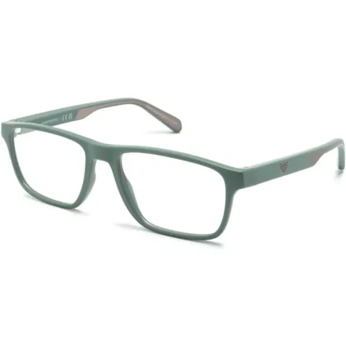 Ea3233 6102 Optical Frame , Herren, Größe: 56 MM - Emporio Armani - Modalova