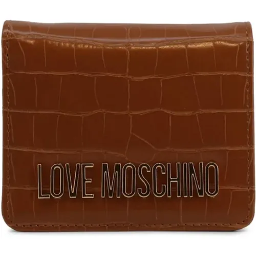 Metallischer Verschluss Geldbörse für Frauen - Love Moschino - Modalova