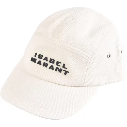 Women's Accessories Hats & Caps Ecru/black Aw23 , female, Sizes: 59 CM, 57 CM - Isabel marant - Modalova