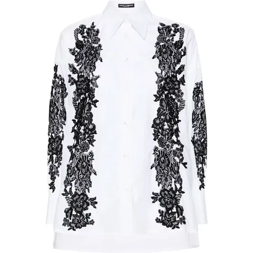 Casual Shirt with Unique Design , female, Sizes: XS, S - Dolce & Gabbana - Modalova