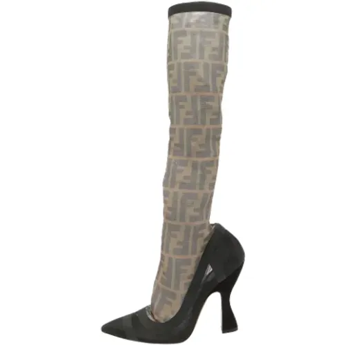 Pre-owned Mesh boots , female, Sizes: 5 UK - Fendi Vintage - Modalova