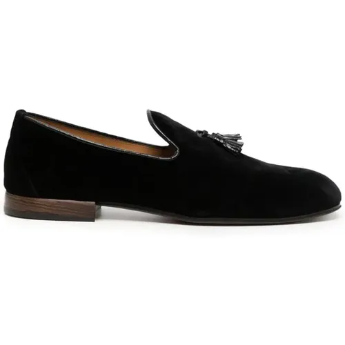 Schwarze Samt Quaste Slip-On Schuhe - Tom Ford - Modalova