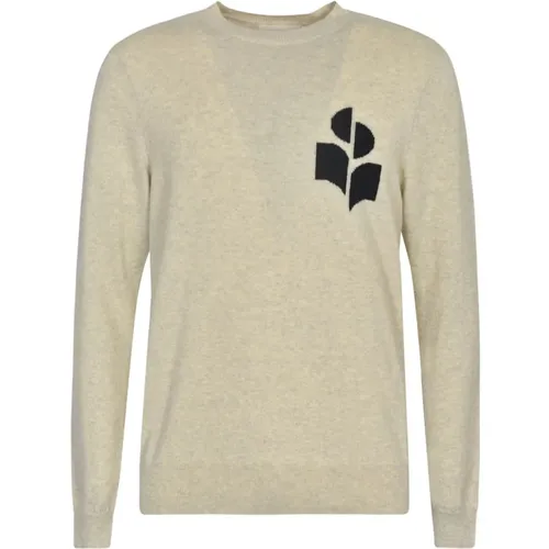 Intarsia-Knit Logo Sweatshirt , male, Sizes: M - Isabel marant - Modalova