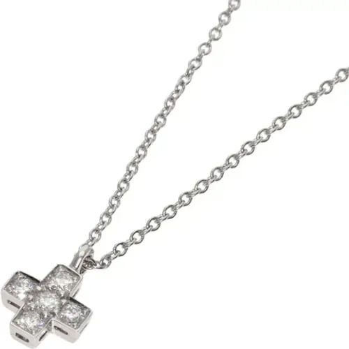 Pre-owned Platinum necklaces , female, Sizes: ONE SIZE - Tiffany & Co. Pre-owned - Modalova