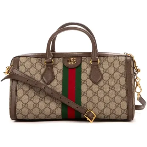 Pre-owned Coated canvas handbags , female, Sizes: ONE SIZE - Gucci Vintage - Modalova