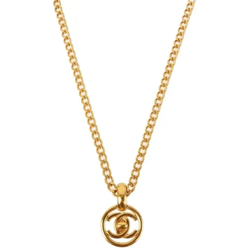 Pre-owned Fabric necklaces , female, Sizes: ONE SIZE - Chanel Vintage - Modalova