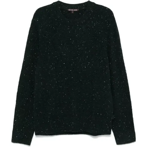 Emerald Speckle Knit Sweater , male, Sizes: 2XL, XL, M - Michael Kors - Modalova