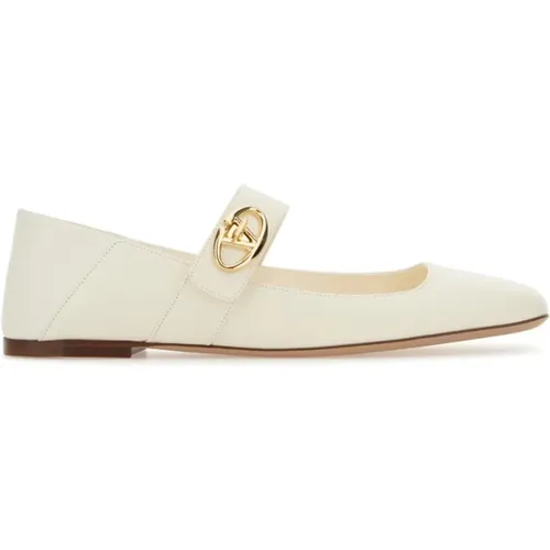 Elegant Ballerina Shoes for Women , female, Sizes: 8 UK, 6 UK, 5 UK, 7 UK - Valentino Garavani - Modalova