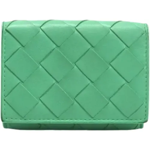 Pre-owned Leather wallets , female, Sizes: ONE SIZE - Bottega Veneta Vintage - Modalova