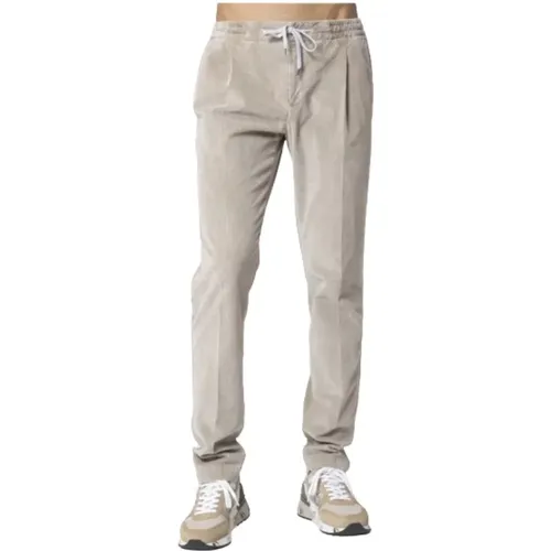 Beige Cordhose , Herren, Größe: XS - PT Torino - Modalova