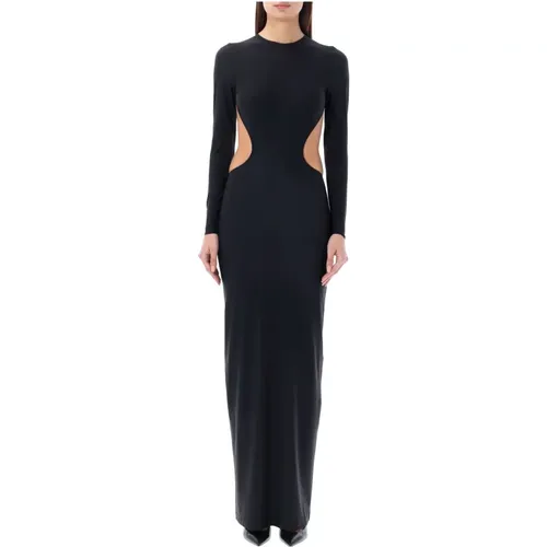 Cut-Out Maxi Dress , female, Sizes: XS - Balenciaga - Modalova