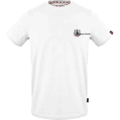 Baumwoll-T-Shirt mit Logo-Druck , Herren, Größe: 2XL - Aquascutum - Modalova