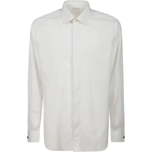 Cotton Long-Sleeved Shirt Ceremony , male, Sizes: 2XL, 3XL, XL, 4XL, 5XL - Xacus - Modalova