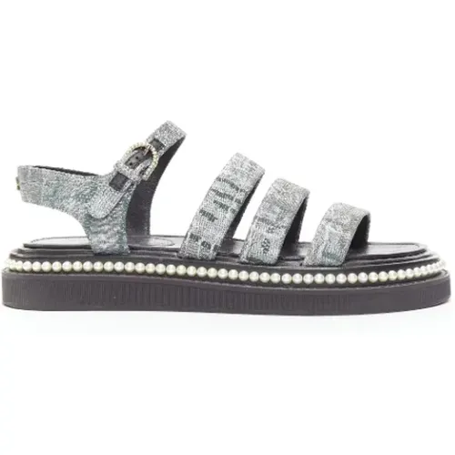 Pre-owned Stoff sandals - Chanel Vintage - Modalova