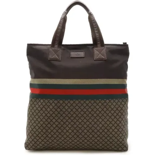 Pre-owned Canvas gucci-bags , female, Sizes: ONE SIZE - Gucci Vintage - Modalova