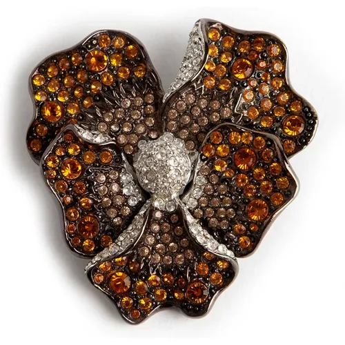 Flower brooch , female, Sizes: ONE SIZE - Kenneth Jay Lane Pre-owned - Modalova