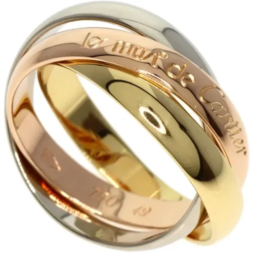 Pre-owned Gold rings , female, Sizes: ONE SIZE - Cartier Vintage - Modalova