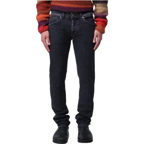 George Slim-fit Jeans , male, Sizes: W35 - Dondup - Modalova