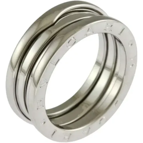 Pre-owned White Gold rings , female, Sizes: ONE SIZE - Bvlgari Vintage - Modalova