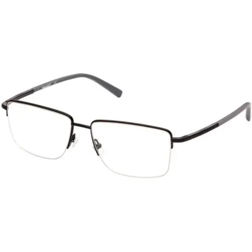Schicke Schwarze Brille , unisex, Größe: 60 MM - Timberland - Modalova