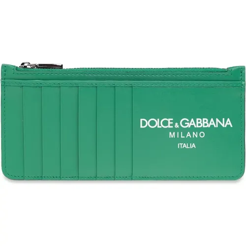 Card case with logo , female, Sizes: ONE SIZE - Dolce & Gabbana - Modalova