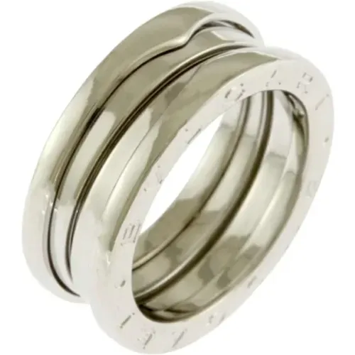 Pre-owned White Gold rings , female, Sizes: ONE SIZE - Bvlgari Vintage - Modalova