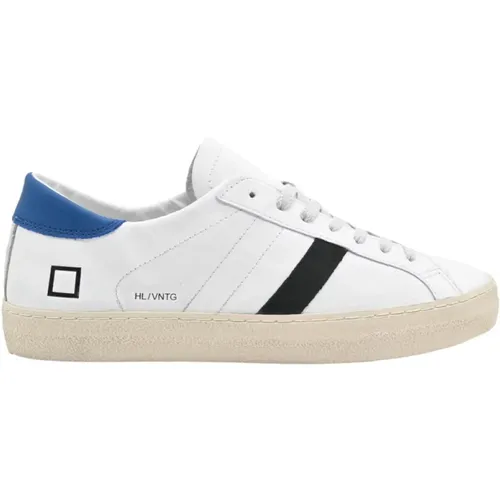 Vintage Low Top Sneakers -Bluette , male, Sizes: 8 UK, 11 UK - D.a.t.e. - Modalova