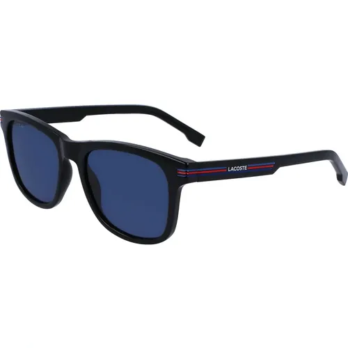 Schwarze/Blau Sonnenbrille,Matt Schwarz/Graue Sonnenbrille - Lacoste - Modalova