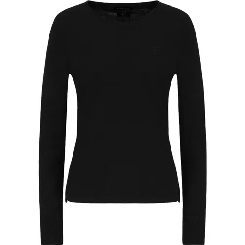 Schwarze Pullover für Männer , Damen, Größe: S - Armani Exchange - Modalova