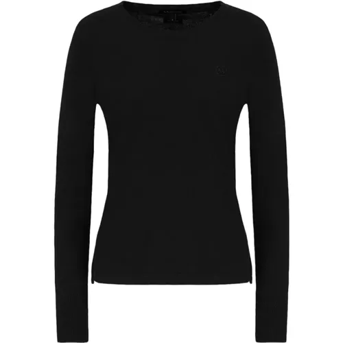 Schwarze Pullover für Männer , Damen, Größe: XS - Armani Exchange - Modalova