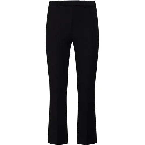 Schwarze Umanita Hose mit Ausgestelltem Bein - Max Mara - Modalova